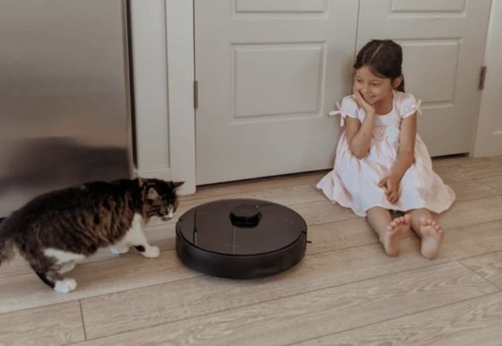 robot vacuum cleaner hardwood floor